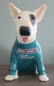 1988 Vintage Bud Light Bier Hund Spuds Mackenzie Blasform 15" Kunststoff kein Licht - Bild 1 von 13