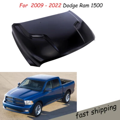 Hood Fits For 2011-2016 Ram 1500 2009-2010 Dodge Ram 1500 aluminium w/Scoops Foto 1 de 4