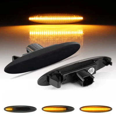 2XSequential LED Side Marker Turn Signal Light For Toyota Camry ACV40 2006-2011 Foto 1 de 4