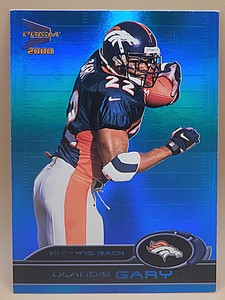 2000 Pacific Prism Holographic Blue #29 Olandis Gary #d 084/100