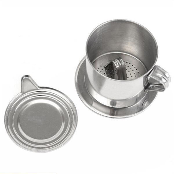 Steel Vietnamese Coffee Drip Press For Office Cup E2I8 Single V5M9 Photo Related