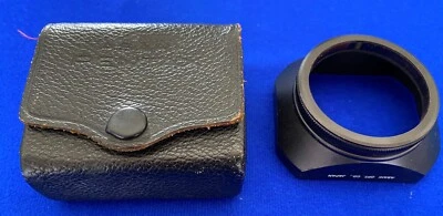 Vintage Asahi Japan Pentax Takumar 1:3.5 Camera Rectangular Lens Hood & Case - Image 1 of 4