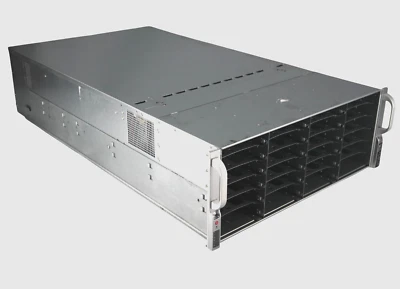 Supermicro 4U 24-Bay LFF 3.5" Empty Server Chassis CSE-848XA-R3240B w/PSU - Image 1 of 4