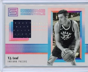 2017-18 Status T.J. Leaf Rookie Essentials Jersey Relic - Indiana Pacers - Picture 1 of 2