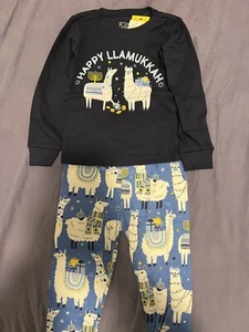 👕The Childrens’s Place "Happy Llamukkah" 2 piece pajama 👕👖 - Picture 1 of 5