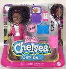 Barbie Chelsea Can Be... Boss Doll Playset - African American Boss Doll - NEW