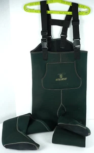 Stearns Neoprene Waders Men's Medium Green Suspenders Drywear S122 LOD - Picture 1 of 11