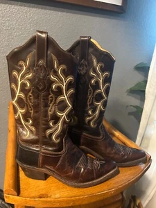 Old West Western Cowboy Cowgirl Boots 7 Woman’s - Picture 1 of 13