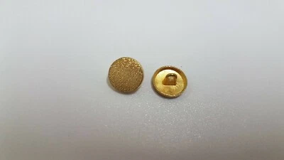 0028 Buttons For Sewing/Craft 12 pcs  new gold stude 14mm - Image 1 of 2