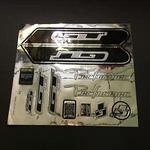 NOS GT Performer 2001 Decal Set Sticker Black Old Mid School BMX Pro Bestwick - Picture 1 of 4