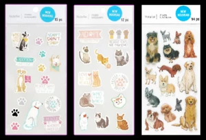 Recollections DOGS & CATS Stickers Puppy Kitten Pet Adoption Shelter Breeds - Picture 1 of 4