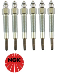 SET OF 6 NGK GLOW PLUGS FOR NISSAN PATROL GU Y61 TD42TI TURBO DIESEL 4.2L I6 - Picture 1 of 1