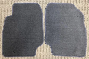 Gray Avery’s Touring Carpet 2pc Front Floor Mats for 1999-2003 Toyota RAV4 EV - Picture 1 of 1