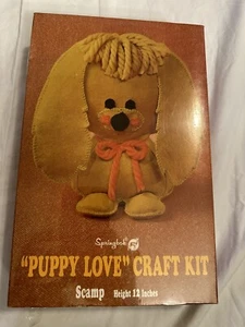 Vintage 1970 Springbock Scamp "PUPPY LOVE" Bastelset neu in versiegelter Verpackung - Bild 1 von 3