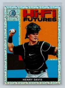 Bowman Chrome Mojo Hi-Fi Futures 2022 #HIFI-17 Henry Davis Pittsburgh Pirates - Imagen 1 de 2