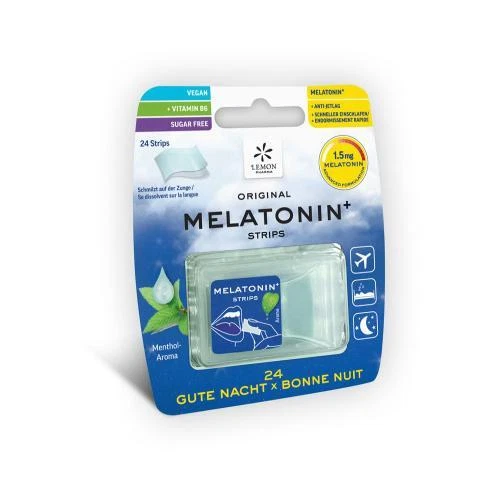 LEMON PHARMA GMBH & CO. KG MELATONIN STRIPS Zungenstreifen 24 ST PZN 18221983