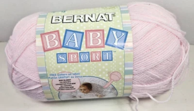 1 SKEIN/BALL BERNAT BABY SPORT ROSA ROSA 1077YDS NUEVO Foto 1 de 4