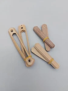 Real Steel Griffschalen und Inlay Micarta-Hell Set für Dex Messer - Bild 1 von 3