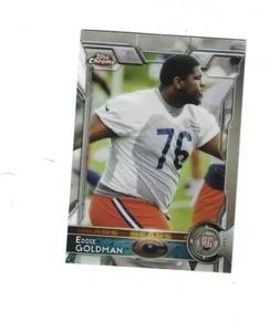 2015 Topps Chrome Refractors #160 Eddie Goldman  RC  CHICAGO BEARS - Picture 1 of 1
