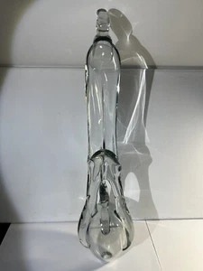 Scultura in vetro arte astratta biomorfa soffiata a mano MCM JOHN BINGHAM firmata - Foto 1 di 15
