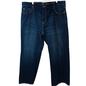 Old Navy Jeans Herren 44 Loose Straight Leg Blau Dark Wash Verblassen Baumwolle 30" - Bild 1 von 7