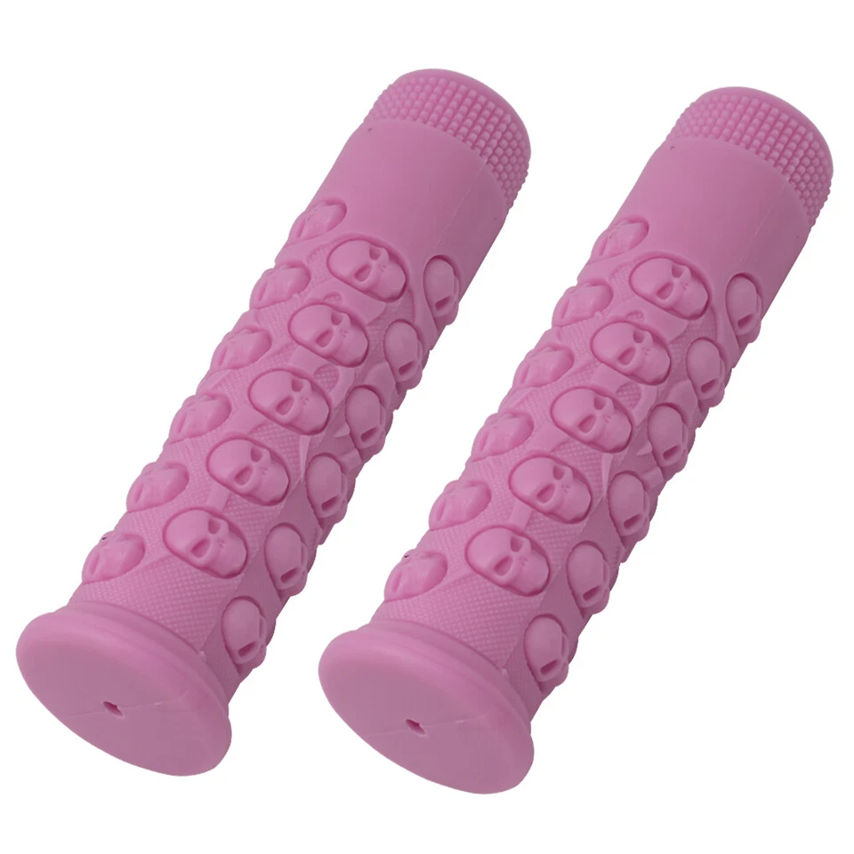 PRO+ Skull Lowrider Bicycle Handlebar Grips Beach Cruiser BMX MTB Bike Grips - Image 1 of 1