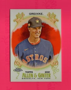 2021 Topps Allen & Ginter Chrome Orange Refractor #172 Zack Greinke 12/25 - Picture 1 of 2