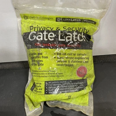 D&D LLDAB-KSA LokkLatch Deluxe Key Alike Gate Latch, Privacy & Security - Image 1 of 4