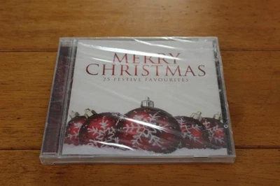Merry Christmas CD 25 Festive Favourites Holiday Classics Music Xmas Sealed Foto 1 de 2