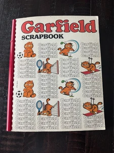 Vintage 1980er Garfield Sammelalbum gefüllt mit Comicstrips & Katze Sammlerstücke - Bild 1 von 15