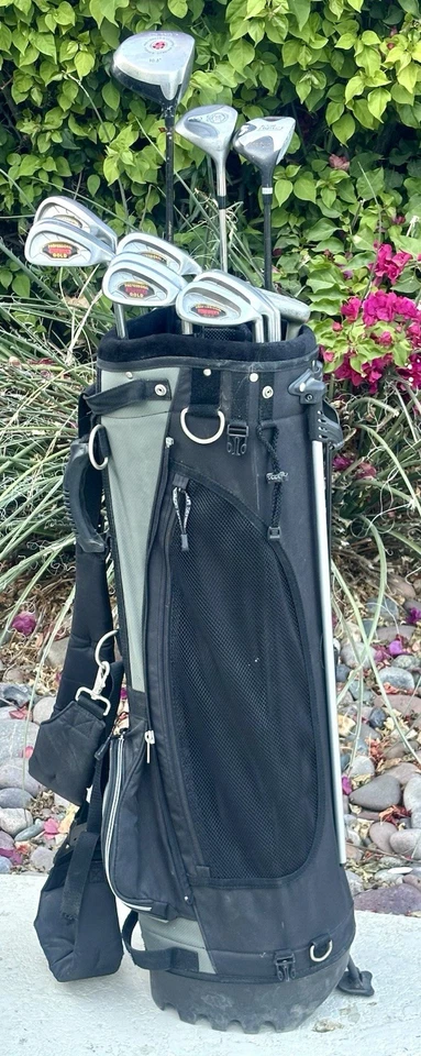 Juego de golf para hombre Integra hierros dorados Driver Woods bolsa de pie de golf diestro juego de inicio Foto 1 de 4