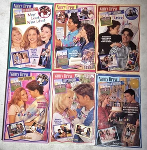 Nancy Drew On Campus Paperback Book Lot Of 6 First Printing Carolyn Keene - Imagen 1 de 7