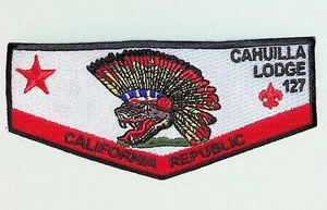 Cahuilla 127 California Inland Empire CA California Republic Flap BLK (PK1179) - Picture 1 of 2