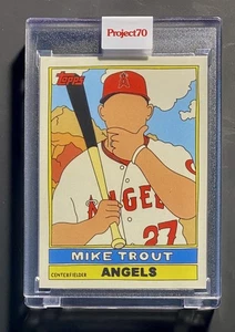 2021 Topps Project70 Mike Trout By Fucci No 27 - Bild 1 von 2