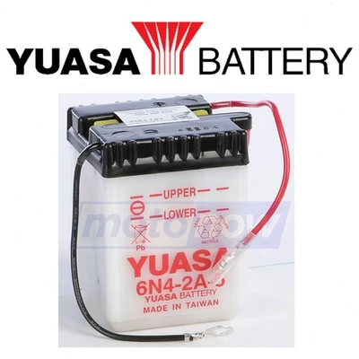 Yuasa Conventional 6V Battery for 1973-1974 Kawasaki G3SS - Electrical aq Foto 1 de 4
