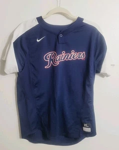 TACOMA RAINIERS NIKE DRI-FIT BASEBALL GAME USED KURZARMSHIRT Damen XL - Bild 1 von 6