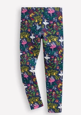 Mini Boden Blue Christmas Festive Nutcracker Fun Leggings 2T/3T NWT - Image 1 of 4