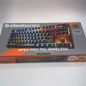 SteelSeries Apex Pro TKL Gen 3 Wireless Gaming Keyboard (64871) Brand New - Picture 1 of 8