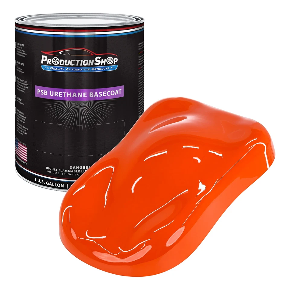ProductionShop 1 galón Hugger naranja rendimiento capa base pintura automática Foto 1 de 1