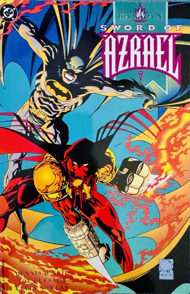 Batman Espada de Azrael DC Comics 1993 Libro de bolsillo comercial TPB Quesada LIMPIO Foto 1 de 4