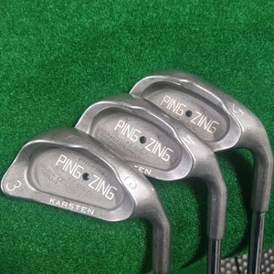 Ping Zing Punto Negro 3,4,5 Hierros Eje Acero Derecha Empuñadura Original - Imagen 1 de 6