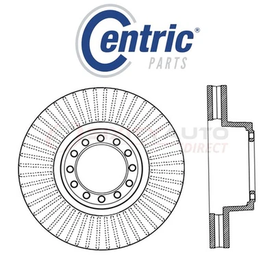 Centric C-TEK Disc Brake Rotor for 2004-2009 Chevrolet W5500HD Tiltmaster wi Foto 1 de 4