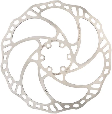 Magura Storm SL.2 Disc Brake Rotor - 180mm, 6-Bolt, Silver - Image 1 of 2