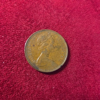 Great Britain 2 New Pence, 1971 Elizabeth II   Rare Coin - Image 1 of 2