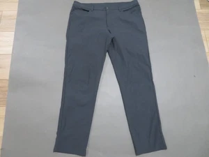 Lululemon ABC Pants Mens 38x34 Warpstreme Gray Straight Leg Stretch Athletic - Picture 1 of 9