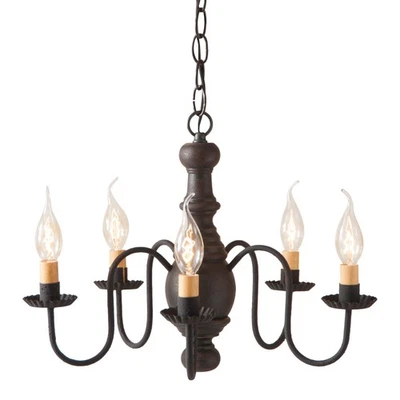 Candelabro Lancaster preto - Imagem 1 de 3