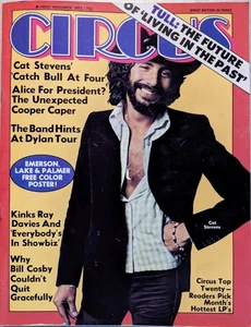 Circus Magazine September 1972 Cat Stevens, Jethro Tull, Bill Cosby, The Who VTG - Picture 1 of 20