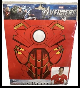 Marvel Avengers Assemble Iron Man Costume Adult T-shirt One Size Fits Most New - Picture 1 of 4