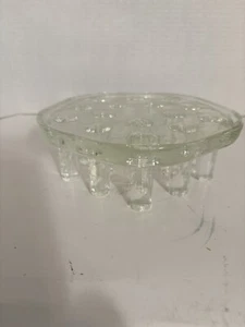 Glasdesign George Shutte Art Glass Tea Warmer Light Holder Trivet Germany - Picture 1 of 4
