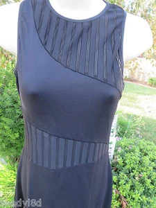 CASADEI DRESS Black Small Cocktail Sexy Leg Split Peek A Boo - Picture 1 of 6